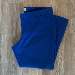 Gap Slim Cropped Dress Pant Size 16 Stretch Blue
